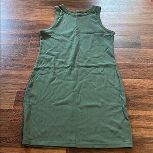 A New Day Olive Green Sleeveless Dress